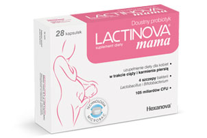 LACTINOVA® mama to specjalistyczny, doustny probiotyk uzupełniający mikrobiotę